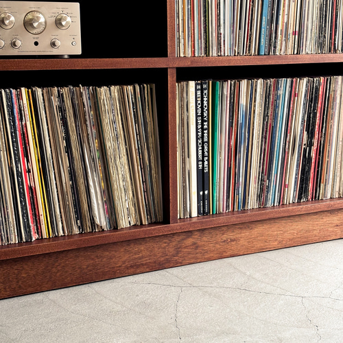 VINTAGE RECORD BOOTH サイズ変更可 レコード 本棚 ビンテージ ミッド