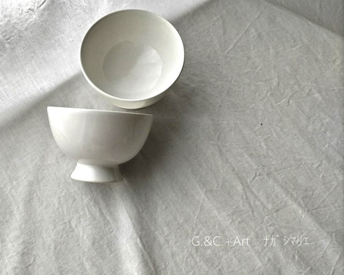 カフェオレボウル＊1個＊白つや＊2410-4-4 お椀・ボウル・鉢