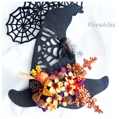 お急ぎ対応！魔女の帽子♪壁飾り、ハロウィンに飾って欲しい、プレート