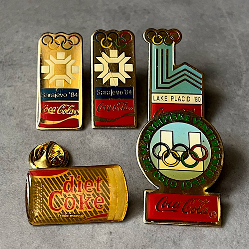 18K刻印 コカコーラ100周年記念 ヴィンテージピンズ 18K刻印 コカコーラ100周年記念 ヴィンテージピンズ 18K刻印