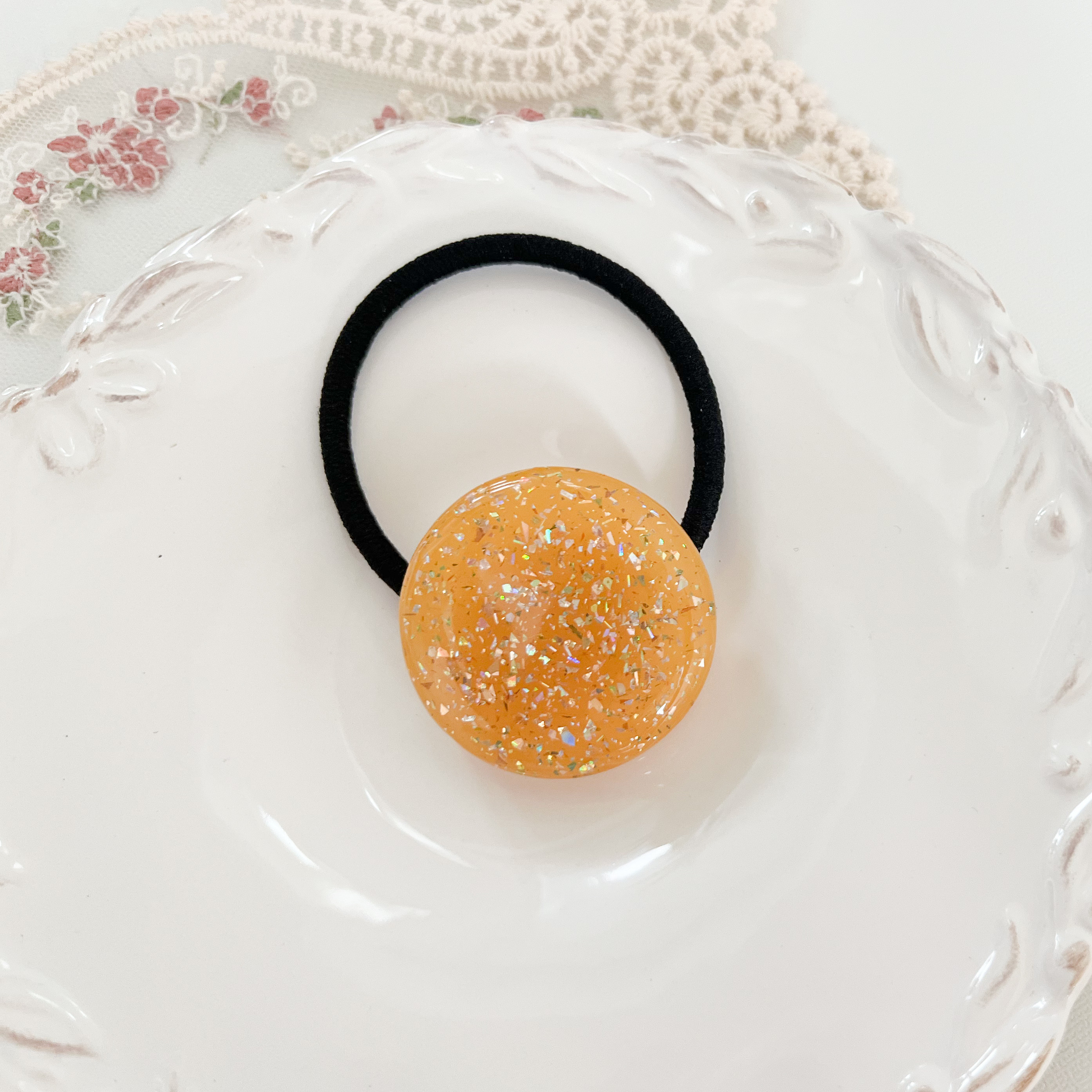 No 878 ⌘ 秋ですね ⌘ レジンヘアゴム ⌘♪(๑ᴖ◡ᴖ๑)♪ 秋冬