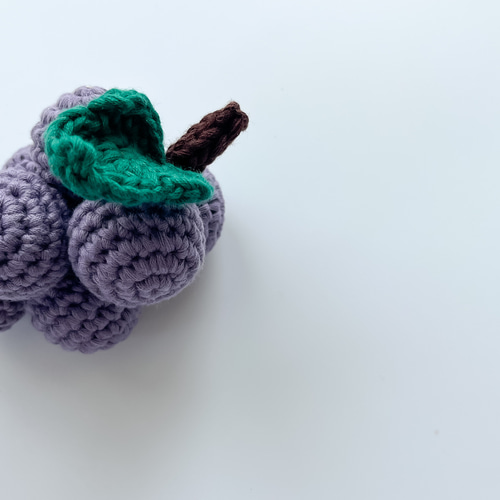 ぶどうのあみぐるみ 秋 果物 おままごと フォトブース 撮影小物 【受注