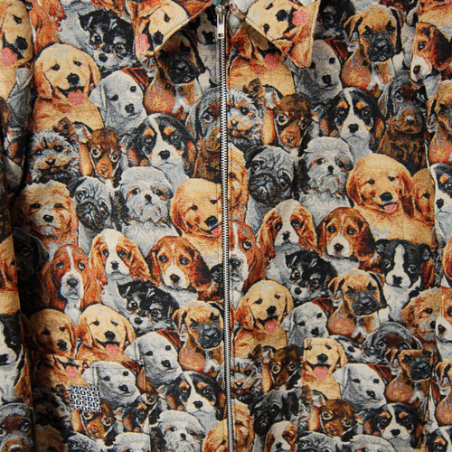 SSD犬柄 ゴブラン織り ジャケット ジャケット Hand Made :SSD 通販  