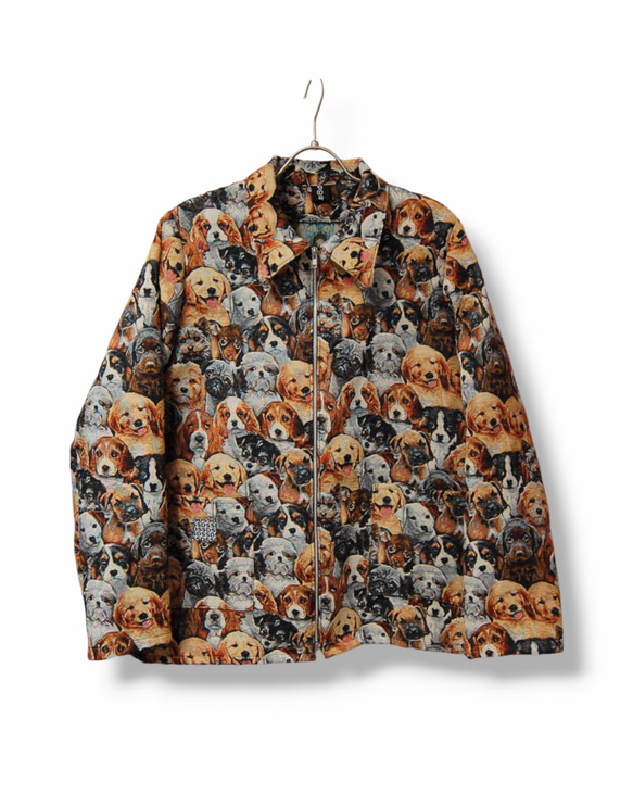 SSD犬柄 ゴブラン織り ジャケット ジャケット Hand Made :SSD 通販  