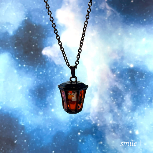 【1307】レジン　ハロウィン　ネックレス　ペンダント　ハンドメイド 1307】レジン ハロウィン ネックレス ペンダント ハンドメイド