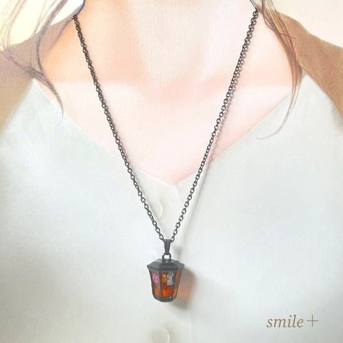 ハロウィンのランタン ネックレス ネックレス・ペンダント smile+ 通販