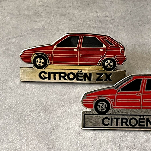 フランスヴィンテージ 送料無料】3個 フランス ヴィンテージ ピンバッジ CITROEN ZX