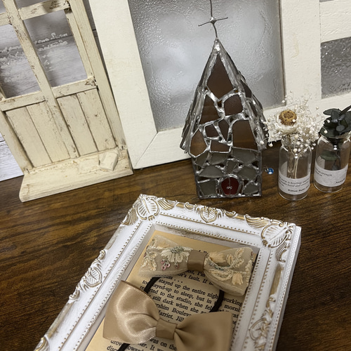インド刺繍リボン2個セット ヘアゴム M's shop 〜hokkori〜 通販