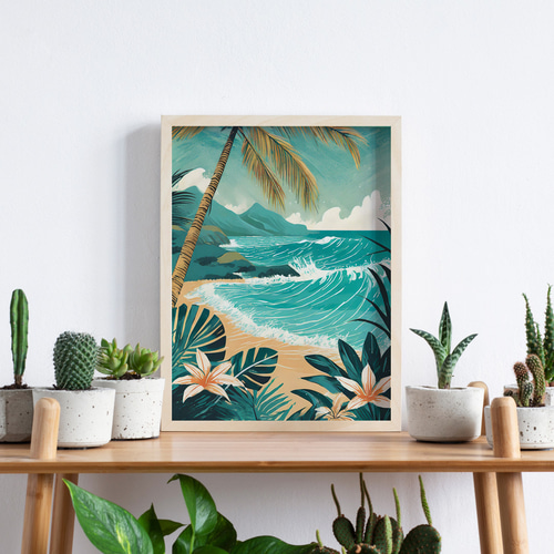 ハワイ アートポスター ノースショア Hawaii Northshore アート