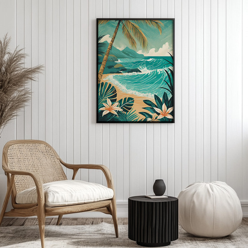 ハワイ アートポスター ノースショア Hawaii Northshore アート