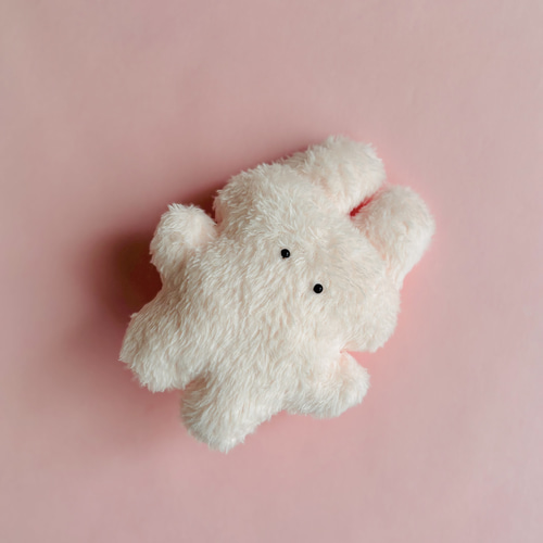値下げ】ちびデビルくん。 うさぎ 手のひらサイズのぬいぐるみ②