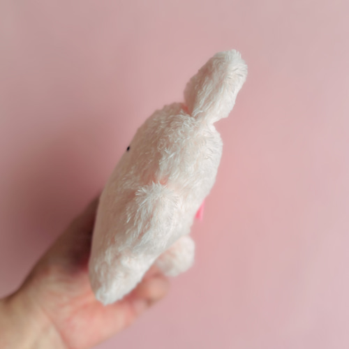 値下げ】ちびデビルくん。 うさぎ 手のひらサイズのぬいぐるみ②