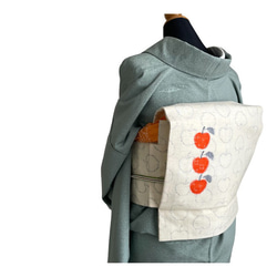 No.733　名古屋帯　紬　お太鼓柄　仕立済　正絹　着物　新品未使用 imgrc0167274441.jpg