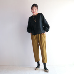 兩種長度 [秋季橄欖綠] 舒適寬鬆的燈籠褲 ♥ 第6張的照片