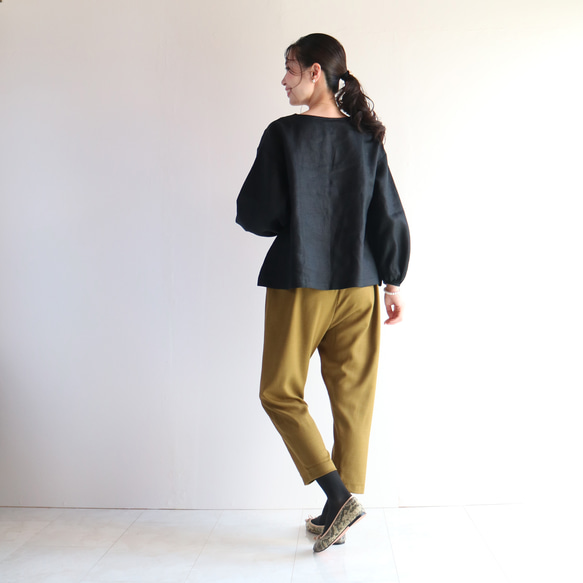 兩種長度 [秋季橄欖綠] 舒適寬鬆的燈籠褲 ♥ 第5張的照片