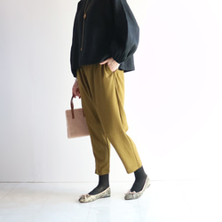 兩種長度 [秋季橄欖綠] 舒適寬鬆的燈籠褲 ♥ 第3張的照片
