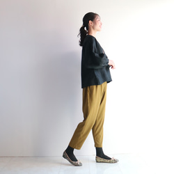 兩種長度 [秋季橄欖綠] 舒適寬鬆的燈籠褲 ♥ 第7張的照片