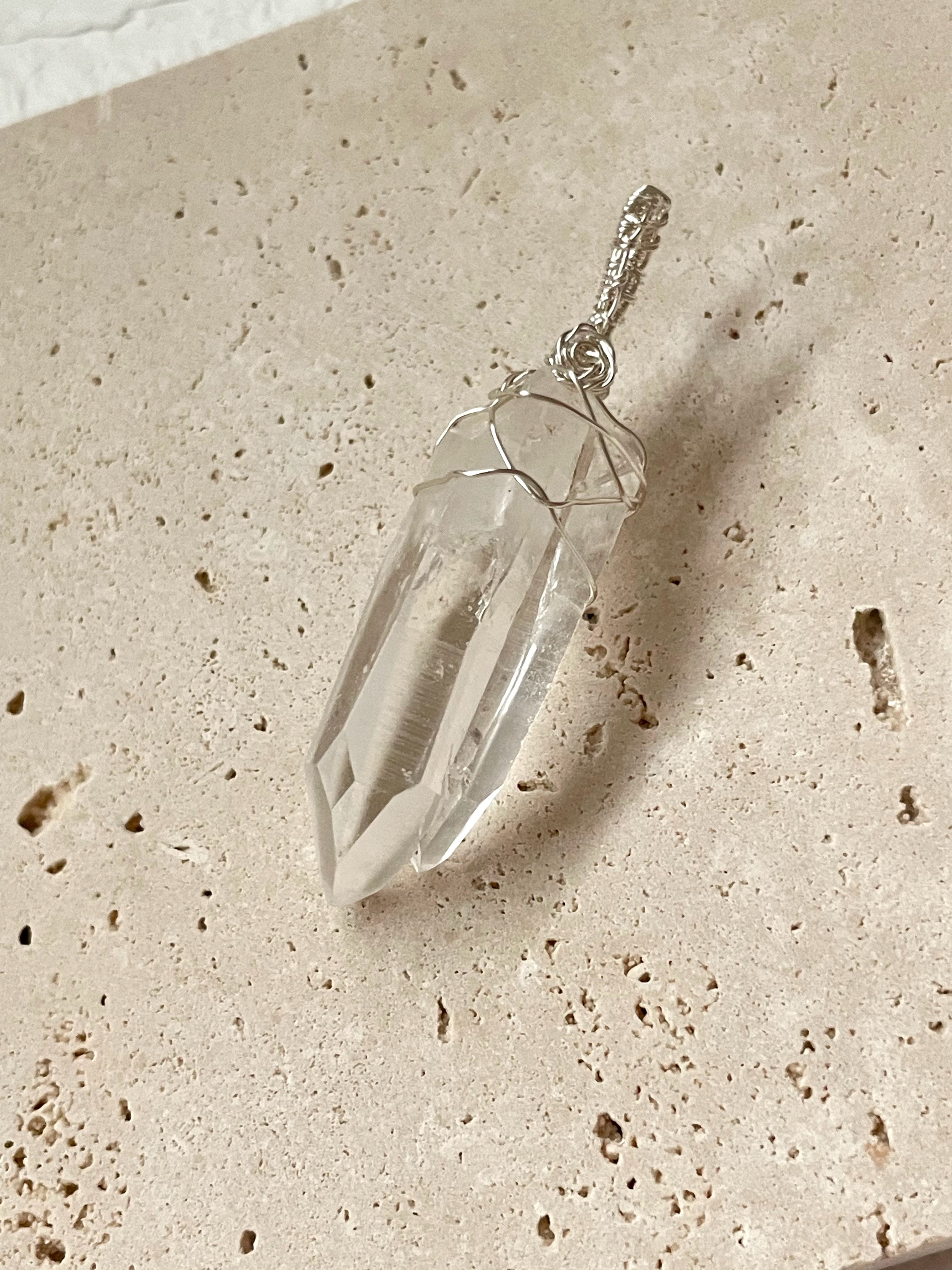 ウラル　レムリアンシードクリスタルペンダントトップ　18k ELIM ウラル レムリアンシードクリスタルペンダントトップ 18k ELIM