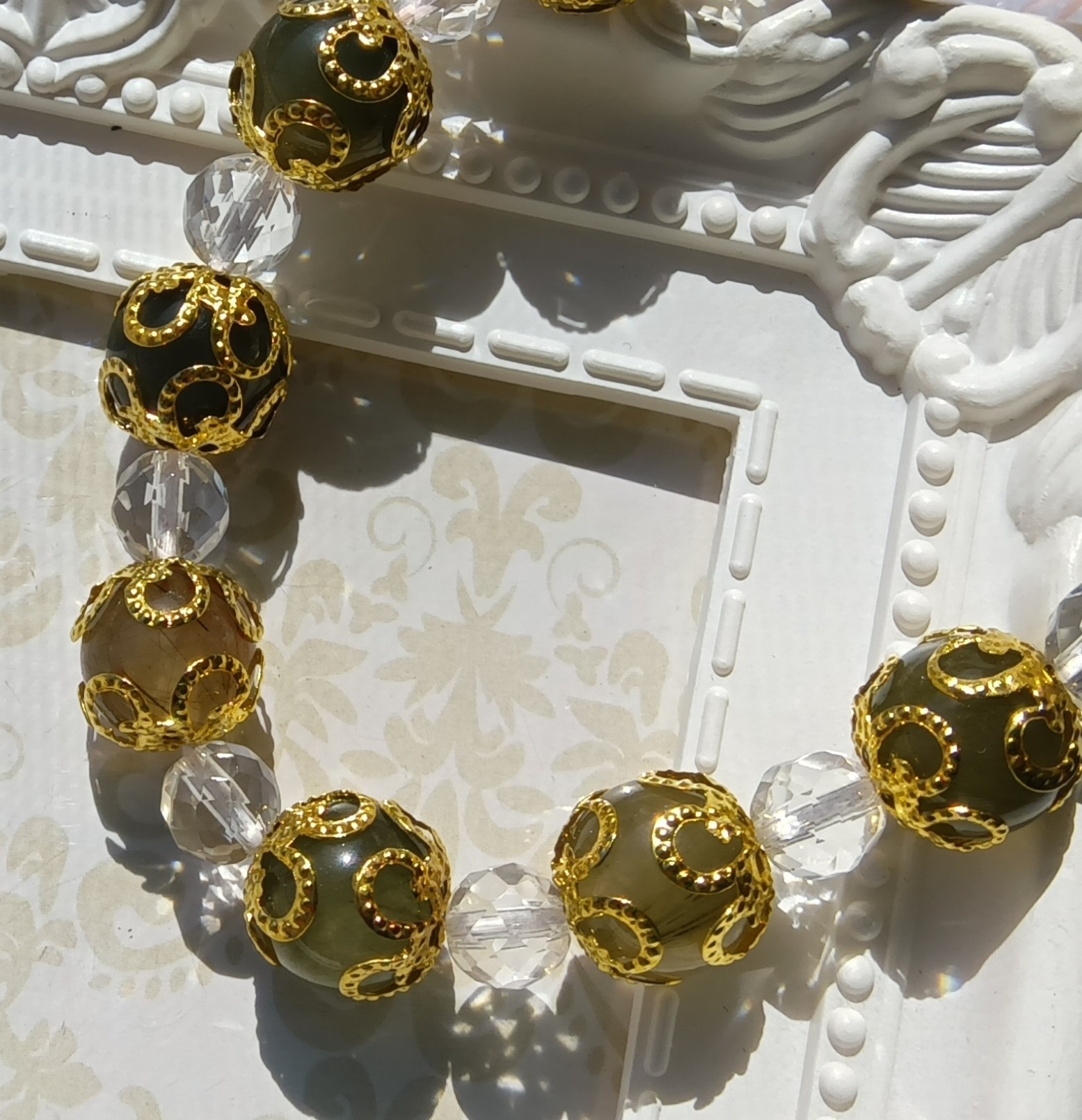 緑針水晶のブレスレット