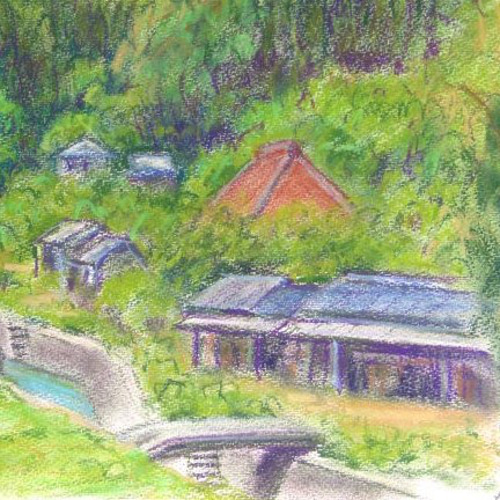 西村功｜真作保証｜シテ駅ホーム｜肉筆｜水彩・パステル画｜ 原画 美術 1点物｜ Yahoo!オークション - 美品 西村功｜真作保証｜シテ駅ホーム