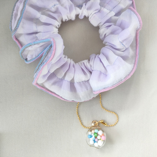 チャーム付きシュシュ 小瓶 シュシュ bananaichi.go 通販 18337145