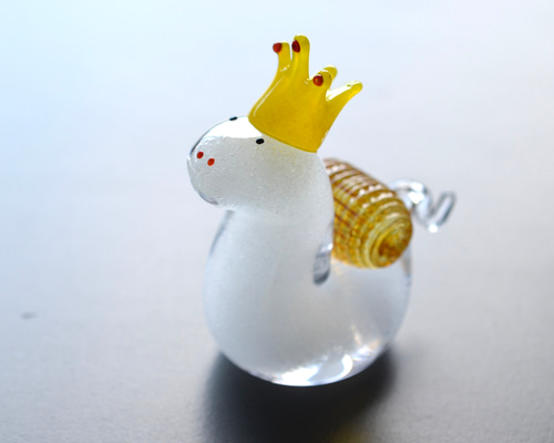 ガラスの干支飾り 巳年 2025 (米俵と巳さん) その他置物 小林亮二 通販