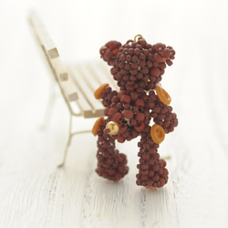 【手作りキット】テディベア～Theoとカラフル機関車～ 8枚目の画像