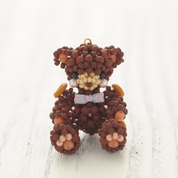 【手作りキット】テディベア～Theoとカラフル機関車～ 4枚目の画像