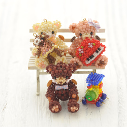 【手作りキット】テディベア～Theoとカラフル機関車～ 11枚目の画像