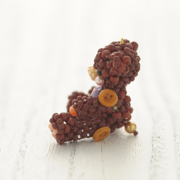 【手作りキット】テディベア～Theoとカラフル機関車～ 6枚目の画像