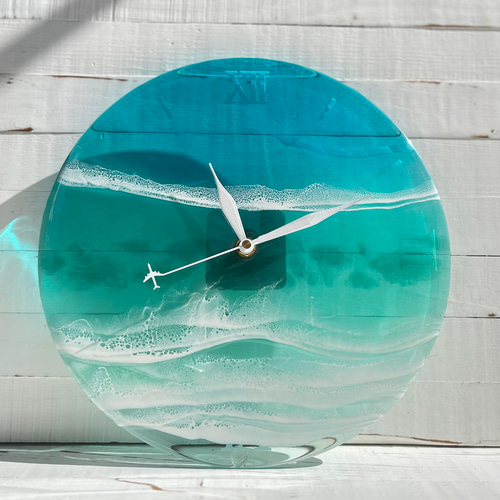 漆絵　時計　インテリア　アート ljel0003-1.jpg