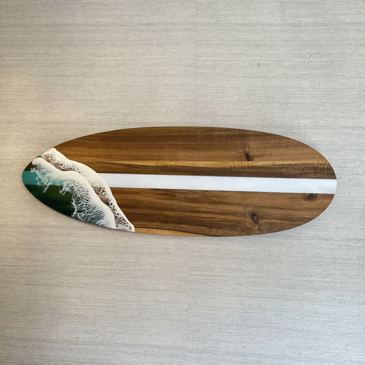 サーフボード型　ミニテーブル　レジンアート