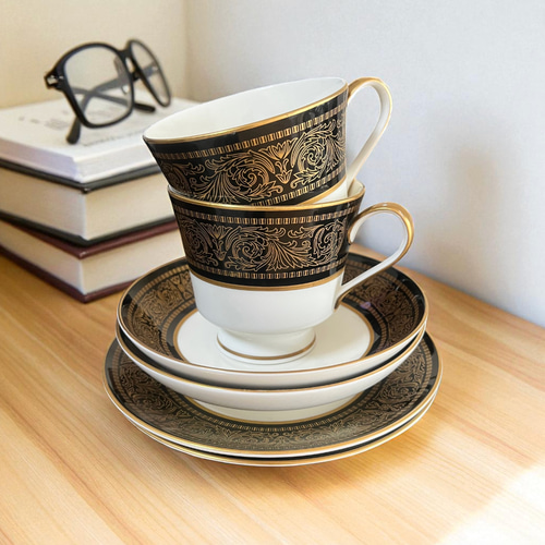 日本製 bone china mikasa カップ・ソーサー1(客・枚)セット ティー