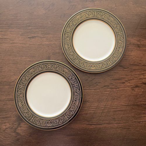 日本製 bone china mikasa 皿(大)1枚 ケーキ皿 大皿 antique