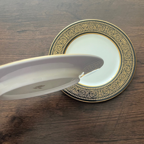 日本製 bone china mikasa 皿(大)1枚 ケーキ皿 大皿 antique