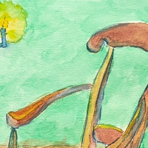 ゴッホいす1 水彩画原画 (F4) 絵画 yko 通販 18337714｜Creema