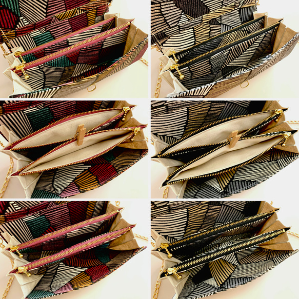 イギリス輸入生地 DEFINITYの軽やかショルダーバッグ スマホポシェット スマホショルダー お財布ポシェット 10枚目の画像