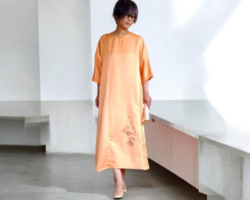 訪問着リメイクドレス：上品,リメイクドレス，着物リメイク