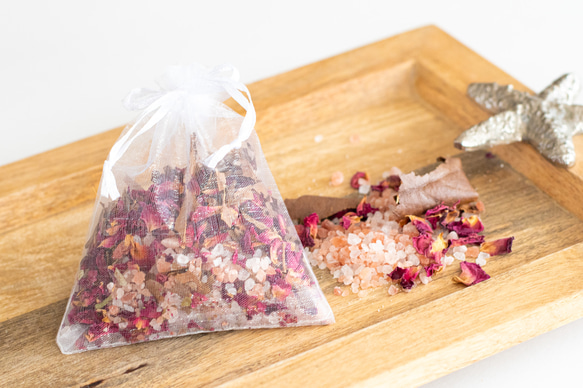 浄化と癒やしのハーブバスソルト ローズ その他インテリア雑貨