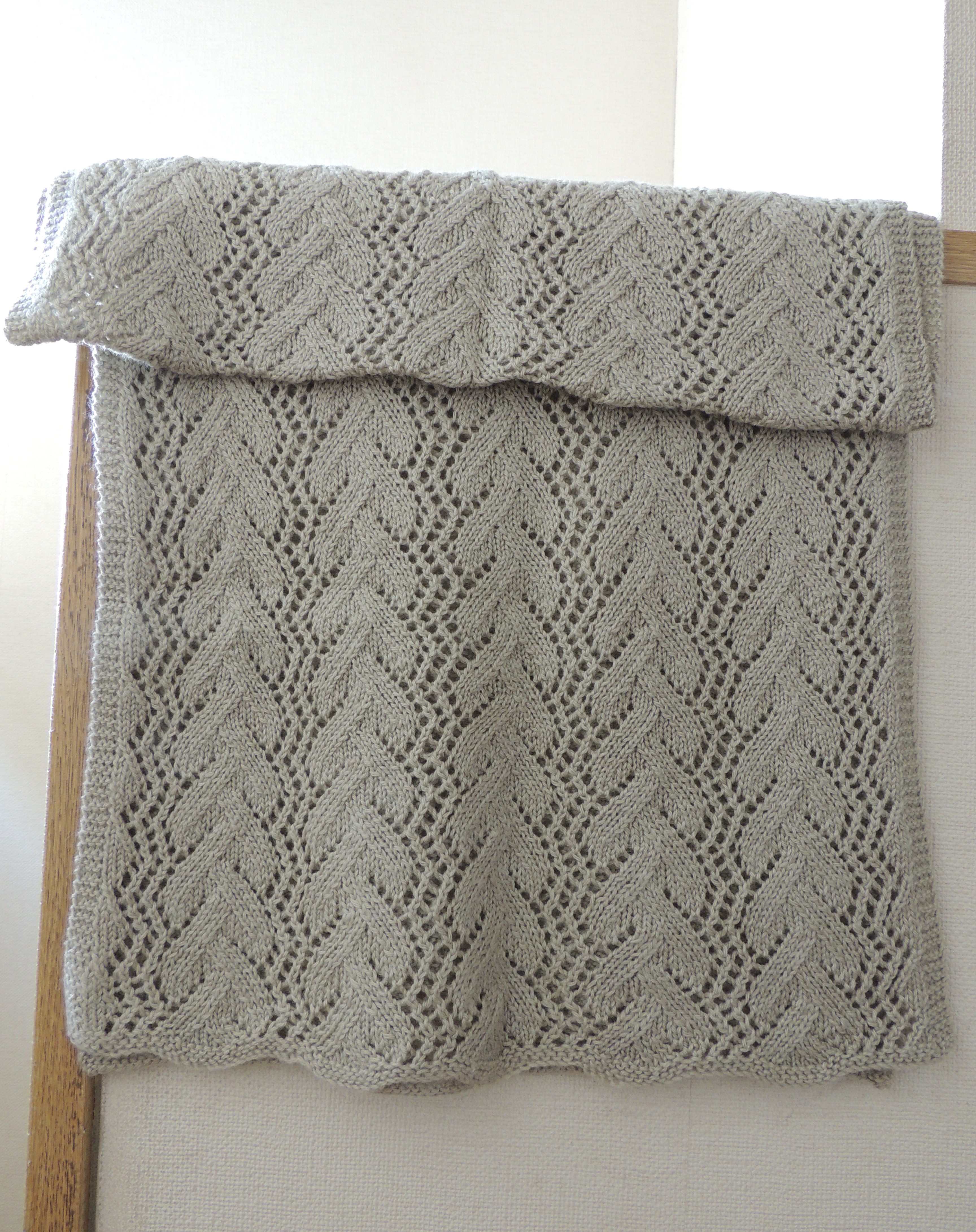 シルクウールの大判ストール