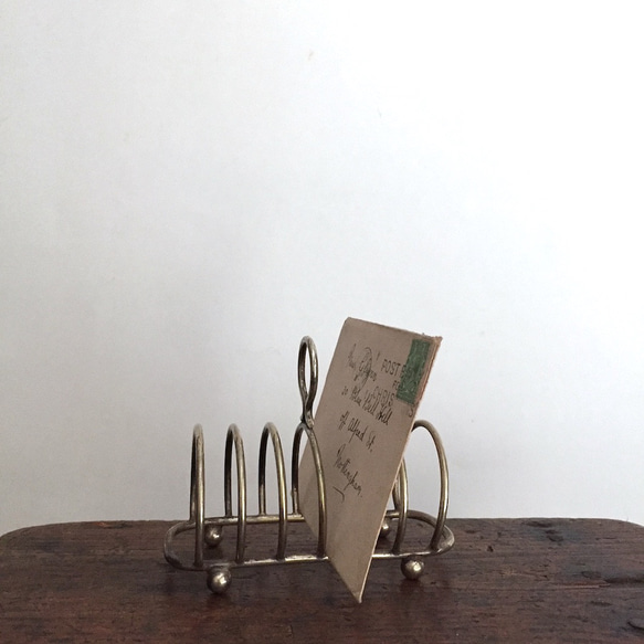 アンティークトーストスタンドantique toast rack 古道具 レター