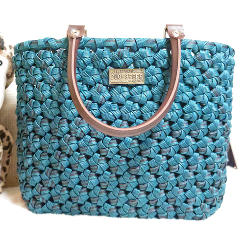 オーダー専用 クラフトバンド花結び かごバッグ 48d2b53f5b2823e0aa5798f7b0aee7