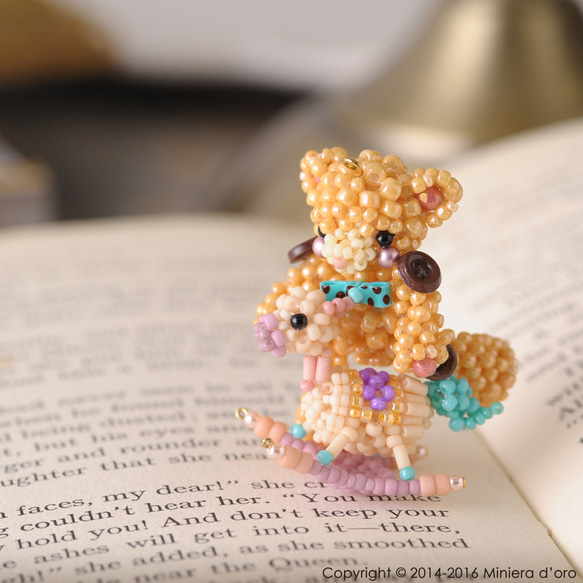 【手作りキット】テディベア～Lucasとゆらゆら木馬～ 2枚目の画像