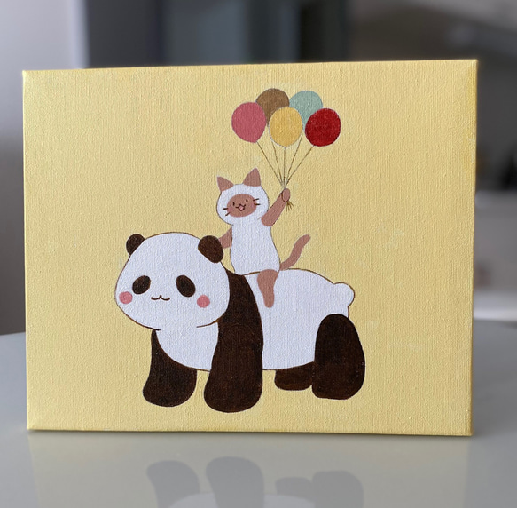 パンダ 絵画 ハンドメイド 【公式通販】