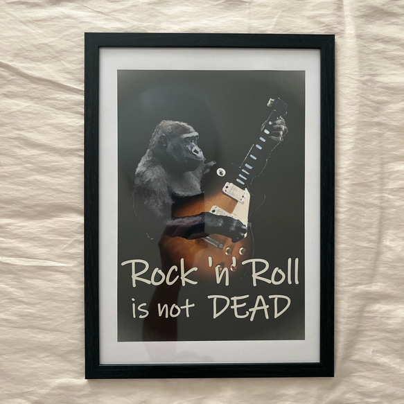 ゴリラギター オリジナルアートポスター イラスト Jinbei Factory 通販