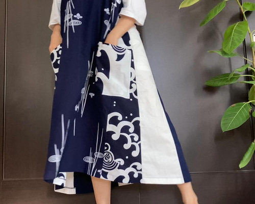 浴衣リメイク　キャミソールドレス d44db519ddc13bd919160ff9cd0025