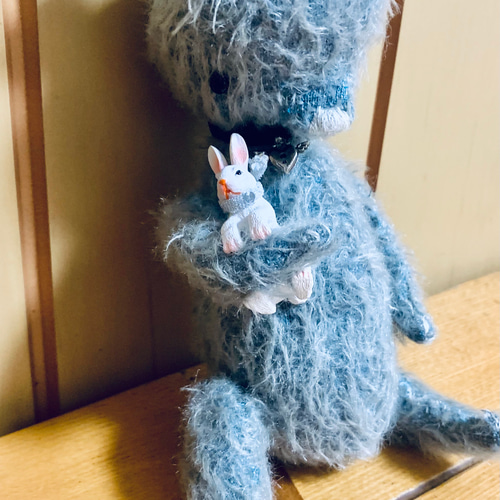 ハンドメイド テディベア フフちゃん ぬいぐるみ viola 通販