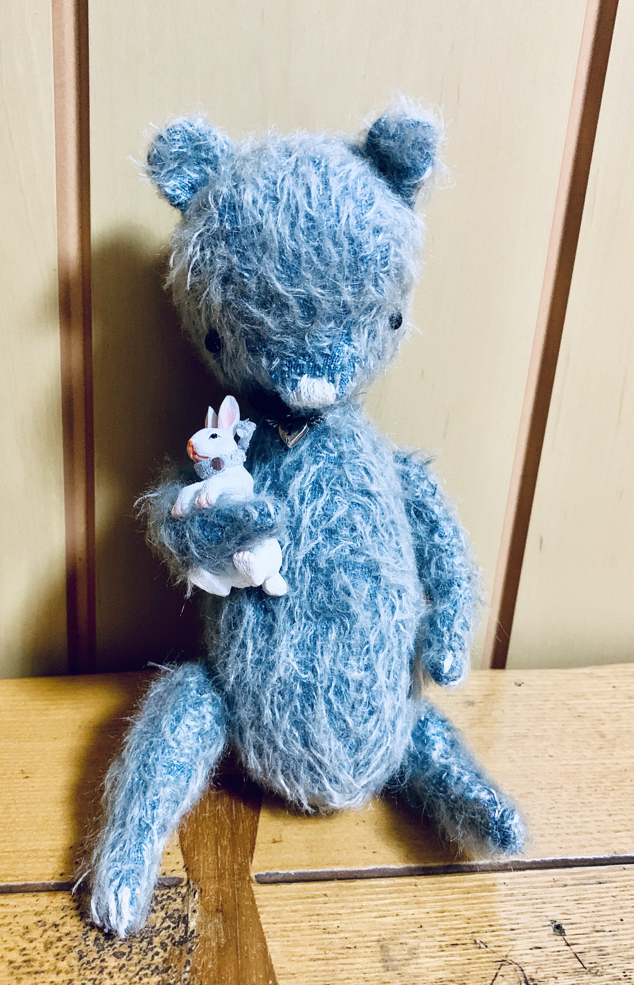セブンイレブン 冬ギフト カタログ ハンドメイド テディベア フフちゃん ぬいぐるみ viola 通販 その他