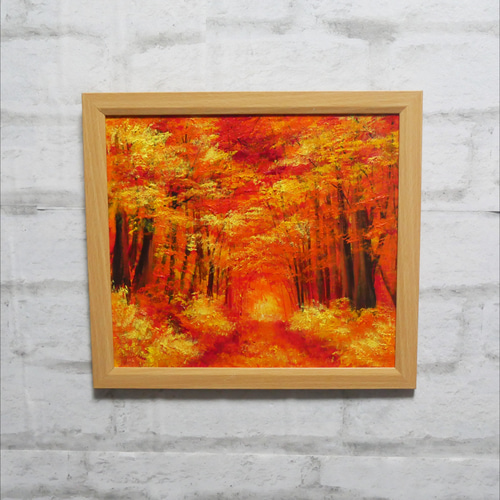 油絵 油彩 油彩画 絵 絵画【秋のトンネル】 油絵 油彩 油彩画 絵画【秋のトンネル】 絵画 HR 通販
