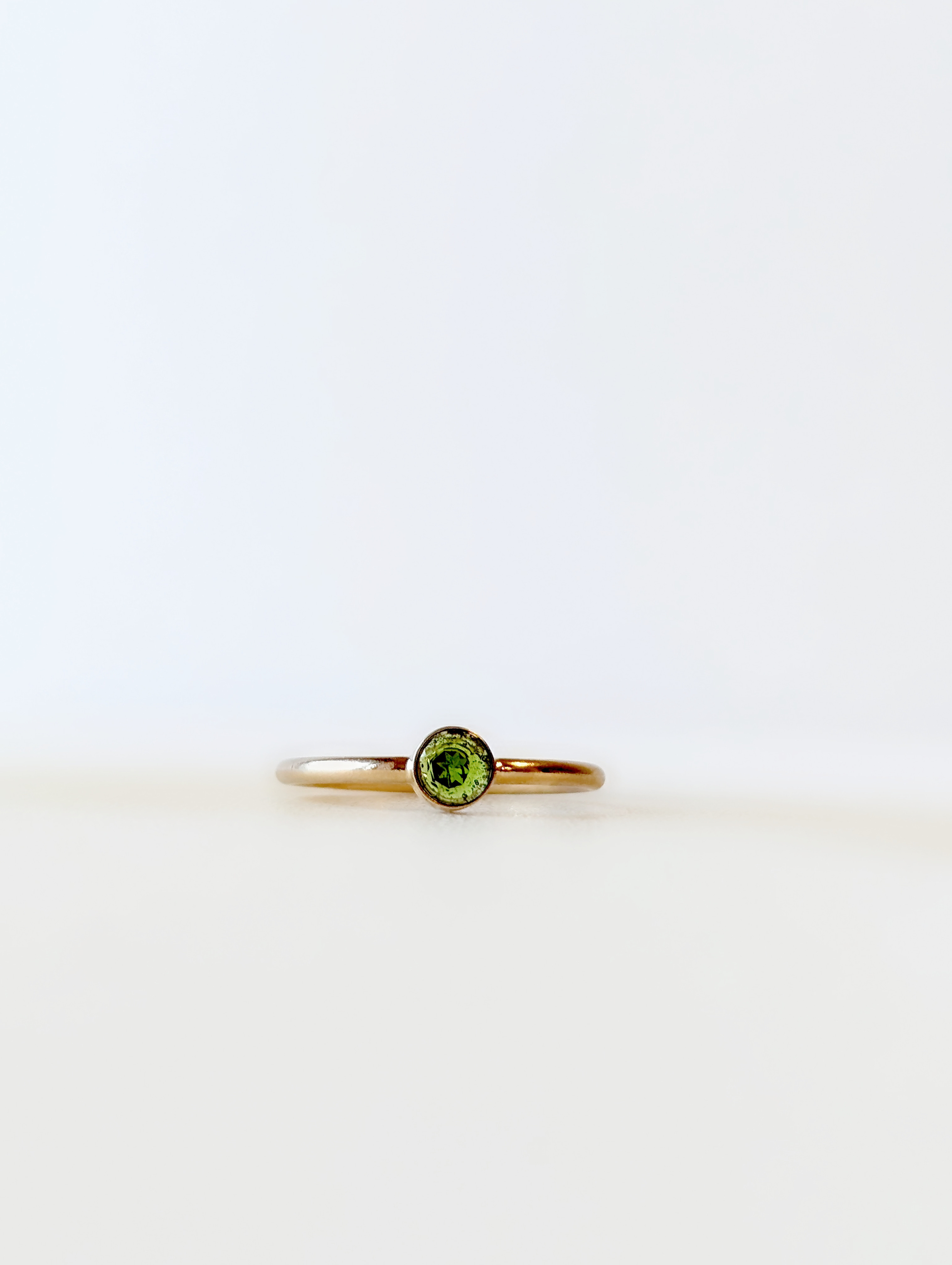 クロムダイオプサイド　リング　14kgf　天然石　リング　天然石　指輪　フリーサイズリング　誕生石リング　ギフト　石